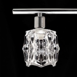 Lámpara Derby cromo 3 x LED E-14 Fabrilamp